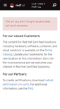 Mobile Screenshot of hardware.redhat.com